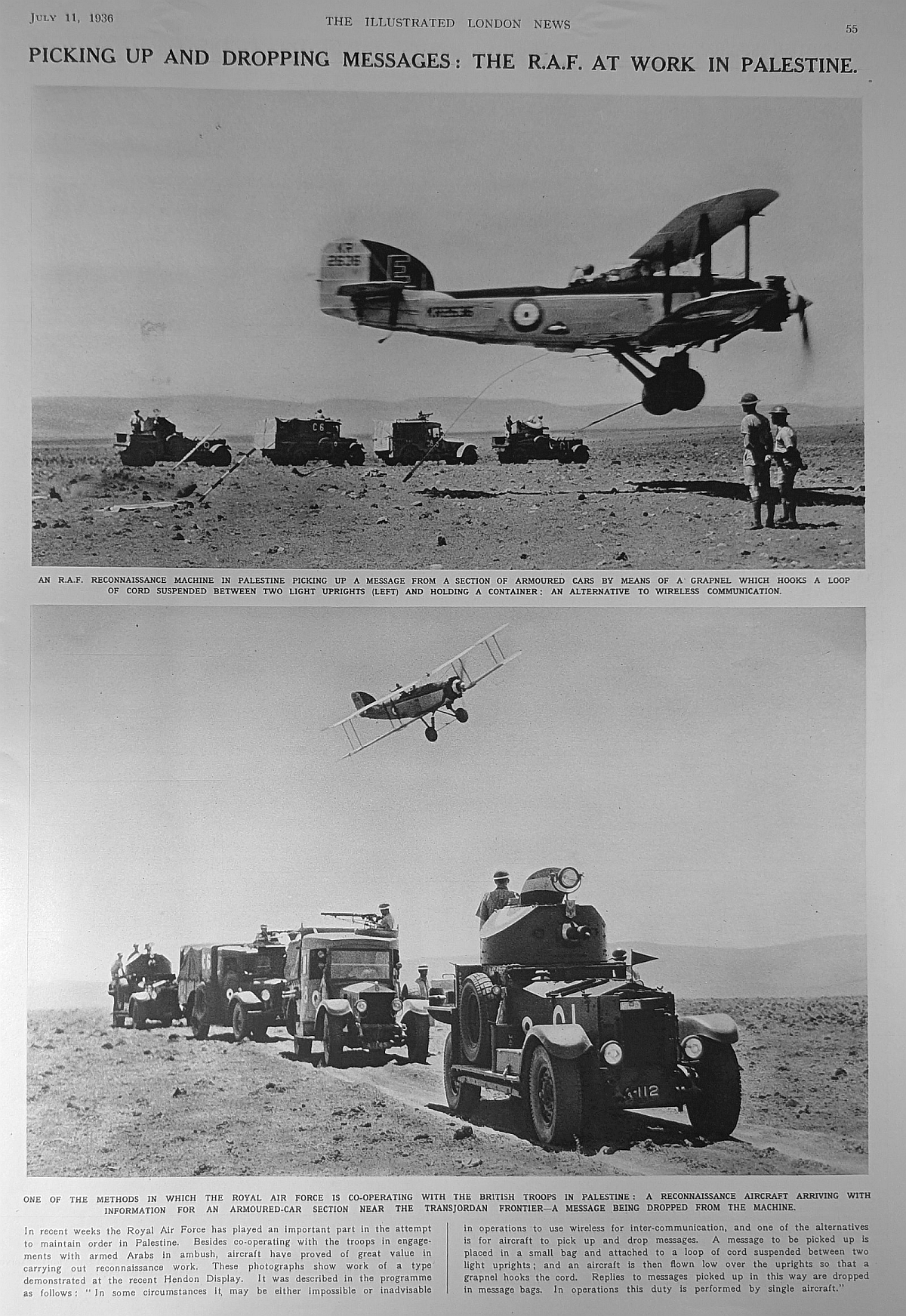 July 11th RAF messaging